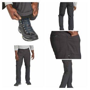 Men's‎ Fleece Lined gray Pant Eddie Bauer